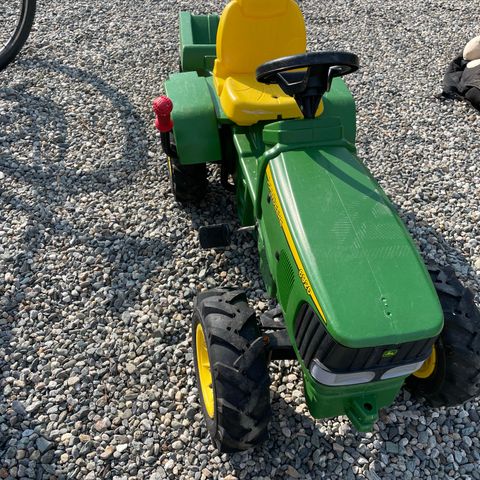 john deere 6920 tråtraktor med henger