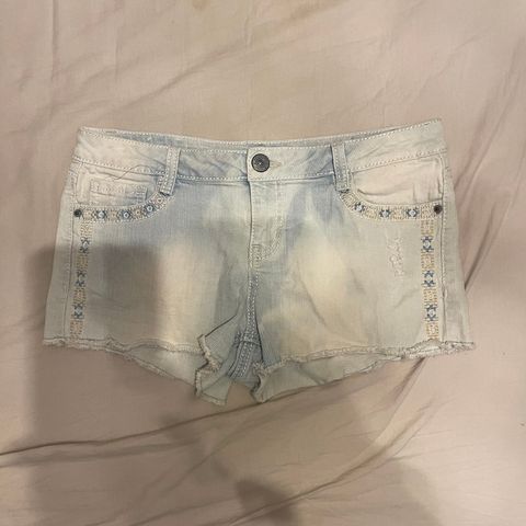 Shorts M (hvit/blå)