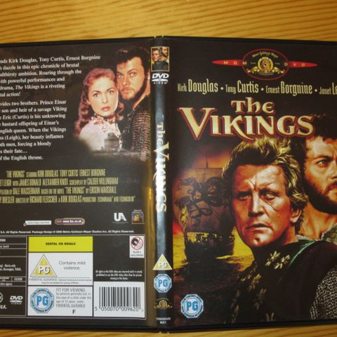 The Vikings (DVD, norsk tekst)