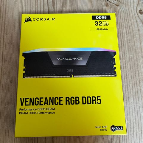 Corsair Vengeance RGB DDR5 6200MHz 32GB RAM