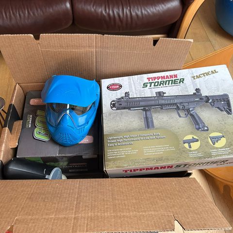 Tippmann Stormer paintball sett.