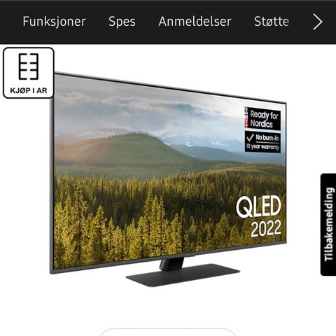 Samsung TV 55 tommer