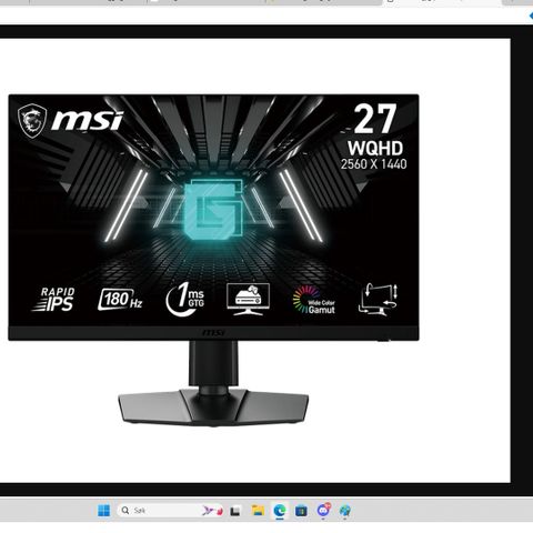 MSI g274f 180Hz