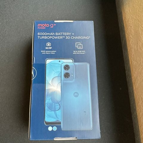 Motorola G24 Power 256GB | Glacier Blue | UÅPNET