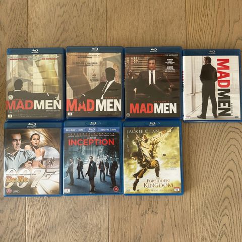 Mad men sesong 1-4 ++