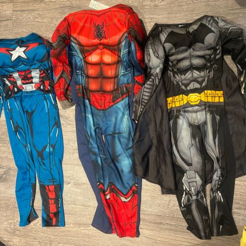 Halloween Spiderman, Batman, Captain America