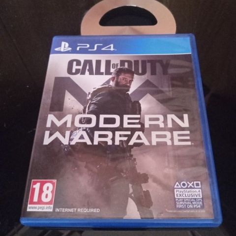 Playstation 4 Call of duty modern warfare