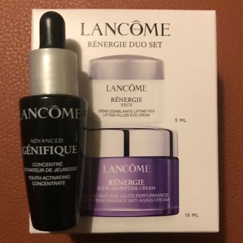 Lancome sett verdi min.500,-