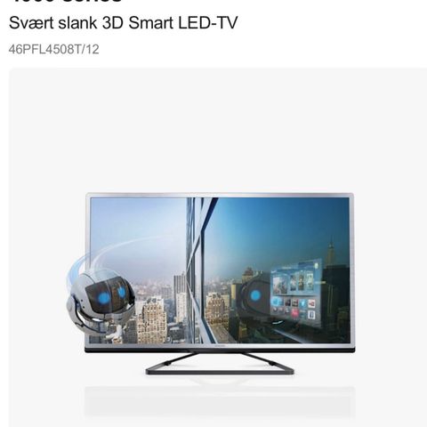 Pent brukt Smart TV - GIS BORT! MÅ HENTES INNEN 09.09!! RESERVERT!!