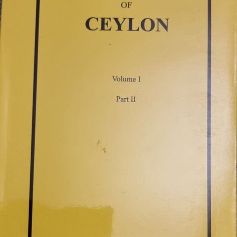 History of Ceylon