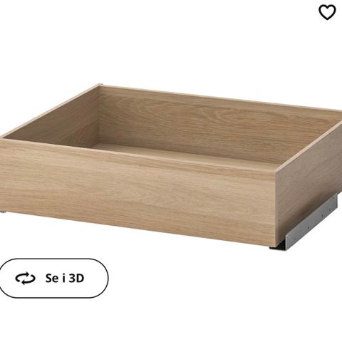 IKEA komplement skuffer