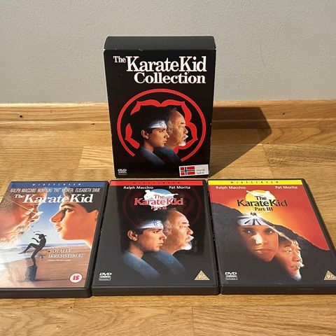 Karate Kid Trilogien (DVD) 1984-1989 / Norsk tekst