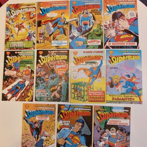 Supermann blader 1985 - 1988