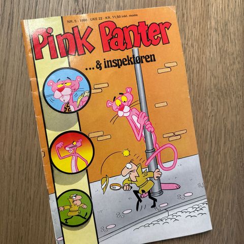 Pink Panther / Den rosa panteren tegneseriehefte Nr 5 / Uke 22 (1988)