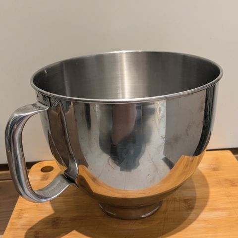 KitchenAid Artisan 4,7L bakebolle i rustfritt stål