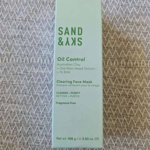 Sand & Sky Oil Control Clearing Face Mask