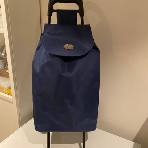 Epic City Shopper Ultralett handletrillebag (marineblå)