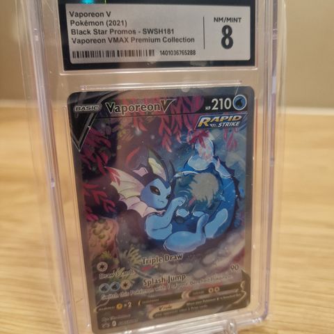 Vaporeon V - CGC 8 - SWSH181