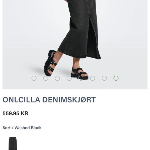 Denimskjørt