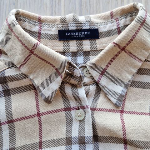 Burberry skjorte, 100% bomull, str S/M