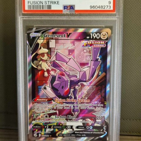 Genesect V #255 - Pokemon Fusion Strike PSA 9