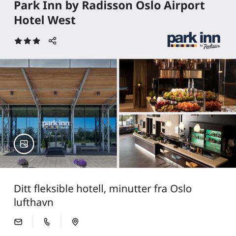 Overnatting nær Gardermoen for 2 voksne med frokost den 17.10.2024