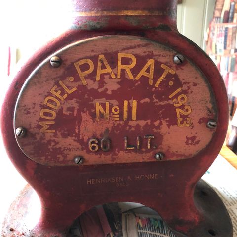 Komplett antik separator Model Parat 1923