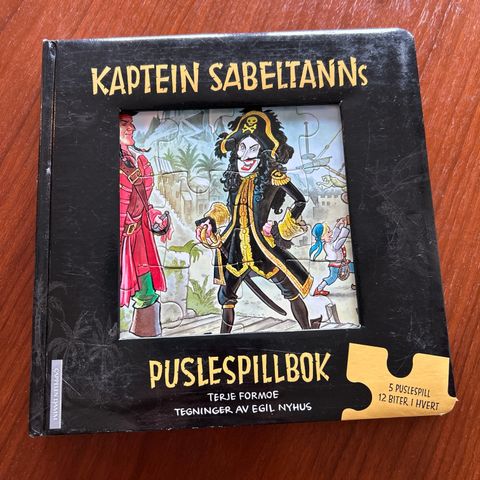 Kaptein sabeltann puslespillbitene