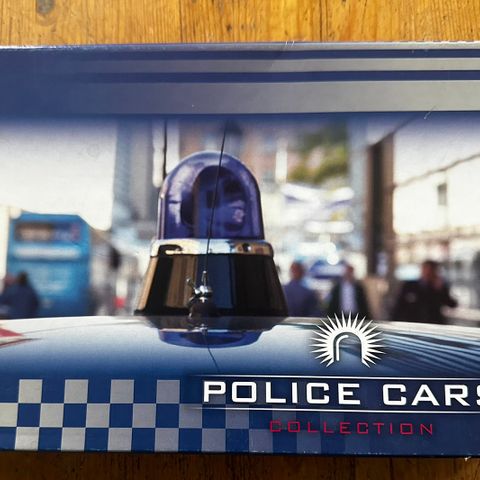 Police car collection selges.