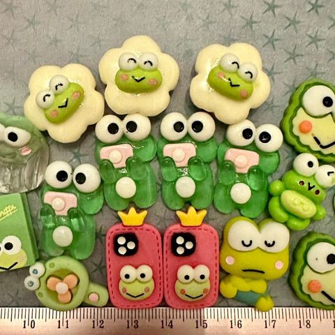 Keroppi charms 15 stk