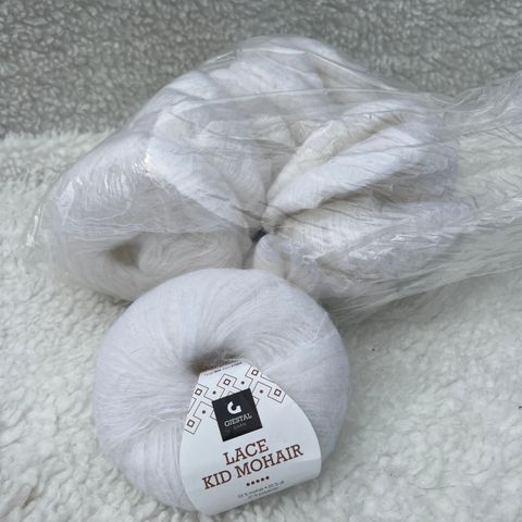 Lace kid Mohair fra Gjestal