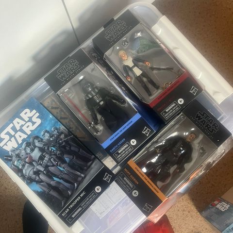 Star wars black series figurar