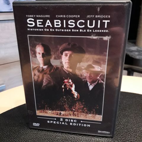 Seabiscuit - norsk tekst 2003 DVD (2 disker)