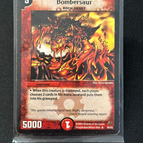 Duel Masters - Bombersaur 36/55 - noe skadet