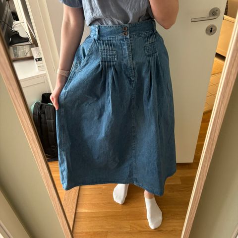 Denim skjørt