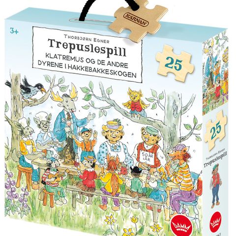 Hakkebakkeskogen trepuslespill