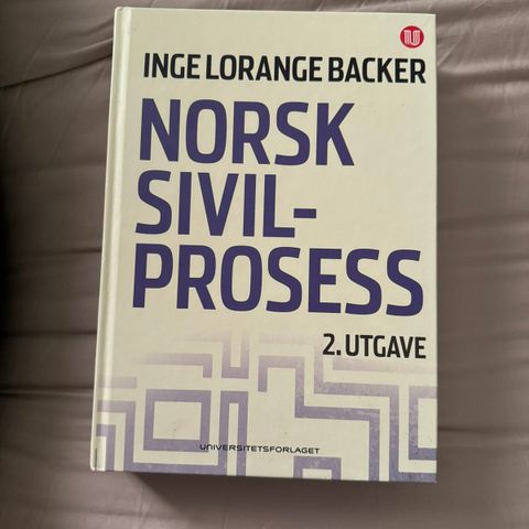 Norsk sivilprosess 2. utg. av Inge Lorange Backer