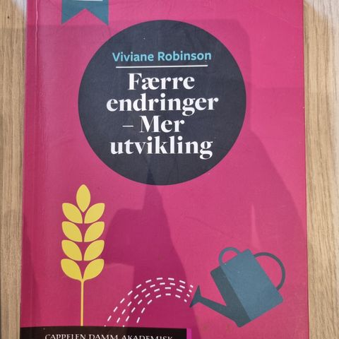 "Færre endringer, mer utvikling"