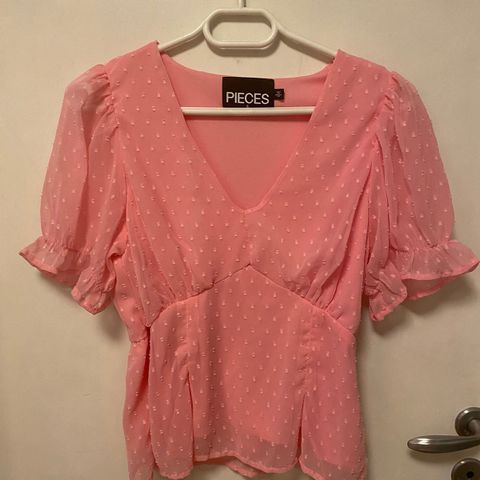 Rosa topp, bluse fra Pieces