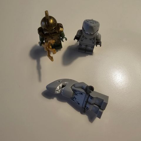 Lego atlantis figurer atl013 og atl004 fra  8078 set