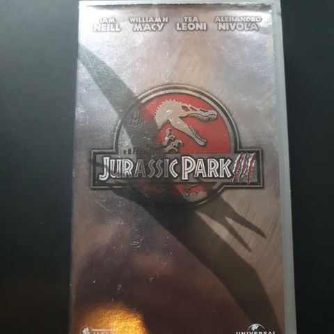 Jurassic park 3 vhs i god stand.