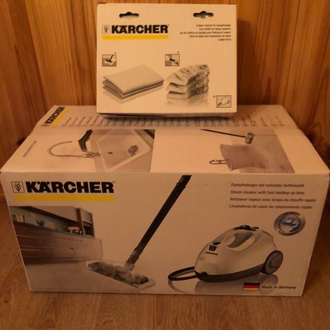 Karcher dampvasker SC 3.000 + kluter (reservert)