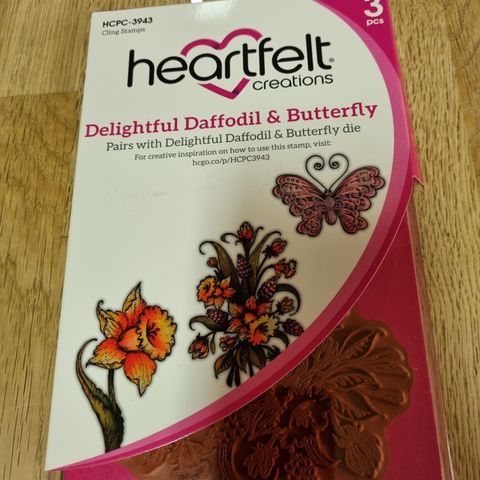 Heartfelt creations Delightful Daffodil & Butterfly