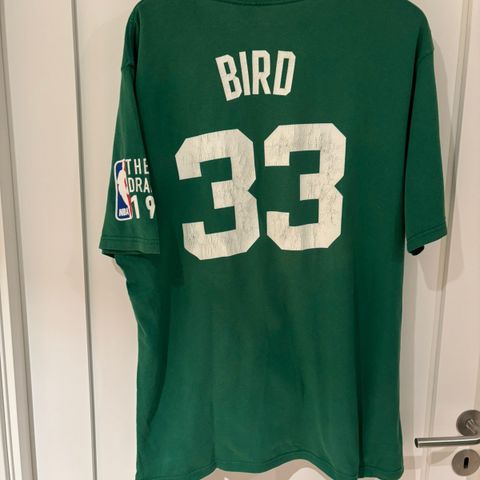 Larry Bird T-skjorte XL - Boston Celtics