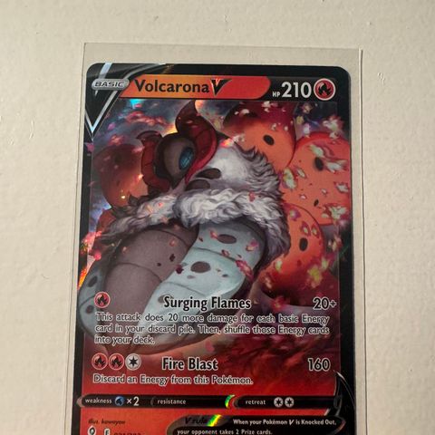 Volcarona V #21 Pokemon Evolving Skies