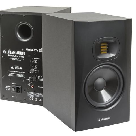 Adam Audio aktive høyttalere/studiomonitorer T7V, par, pent brukt