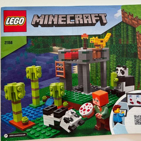 LEGO 21158 Minecraft Pandahjem med park