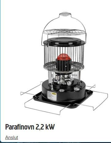 Parafinovn 2,2 kW .  Nesten ubrukt