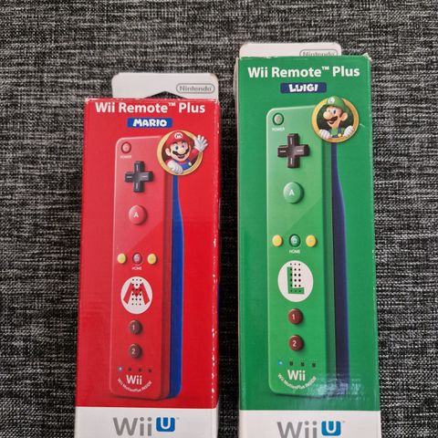 Nintendo Wii U - Wii Remote Plus Mario Luigi