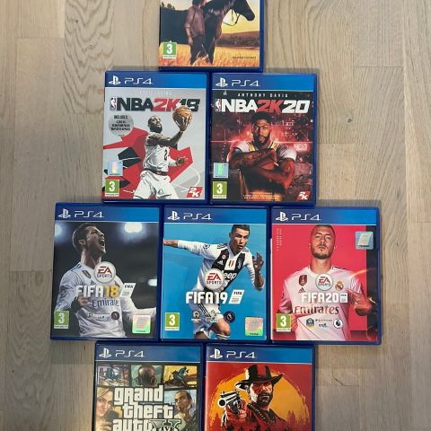 Playstation 4 spill (fra 125nok)